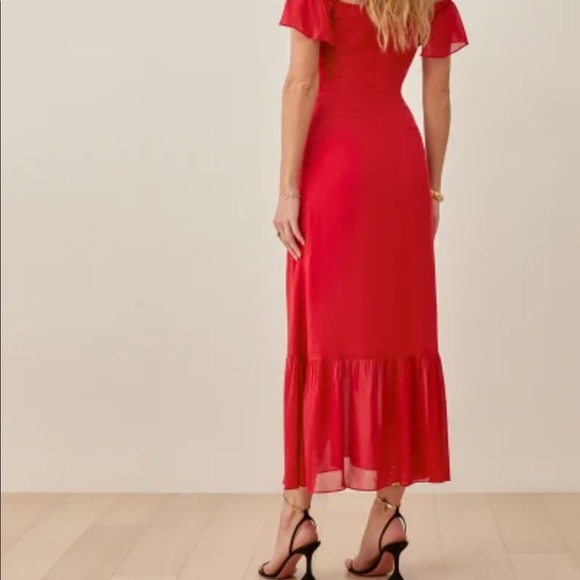 Reformation butterfly dress size 0 - Picture 4 of 5